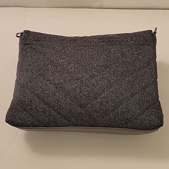 WOMEN"S A.NEW DAY BLACK GLITTER SPARKLE DESIGN OVER THE SHOULDER BAG - Picture 6 of 15